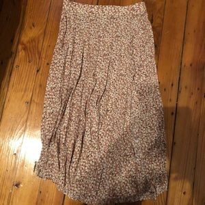 LUSH midi length skirt with stretch back - SMALL